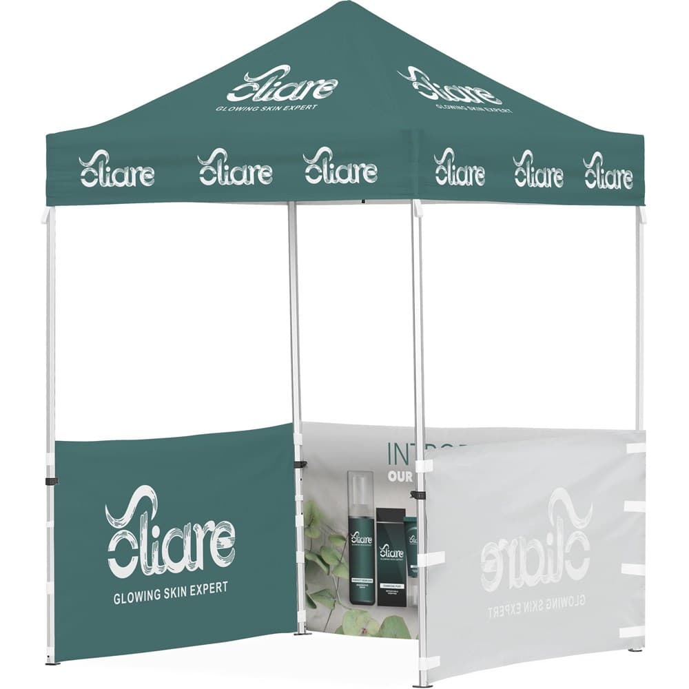 Ovation Sublimated Gazebo 2m X 2m - 3 Half-Wall Skins 1