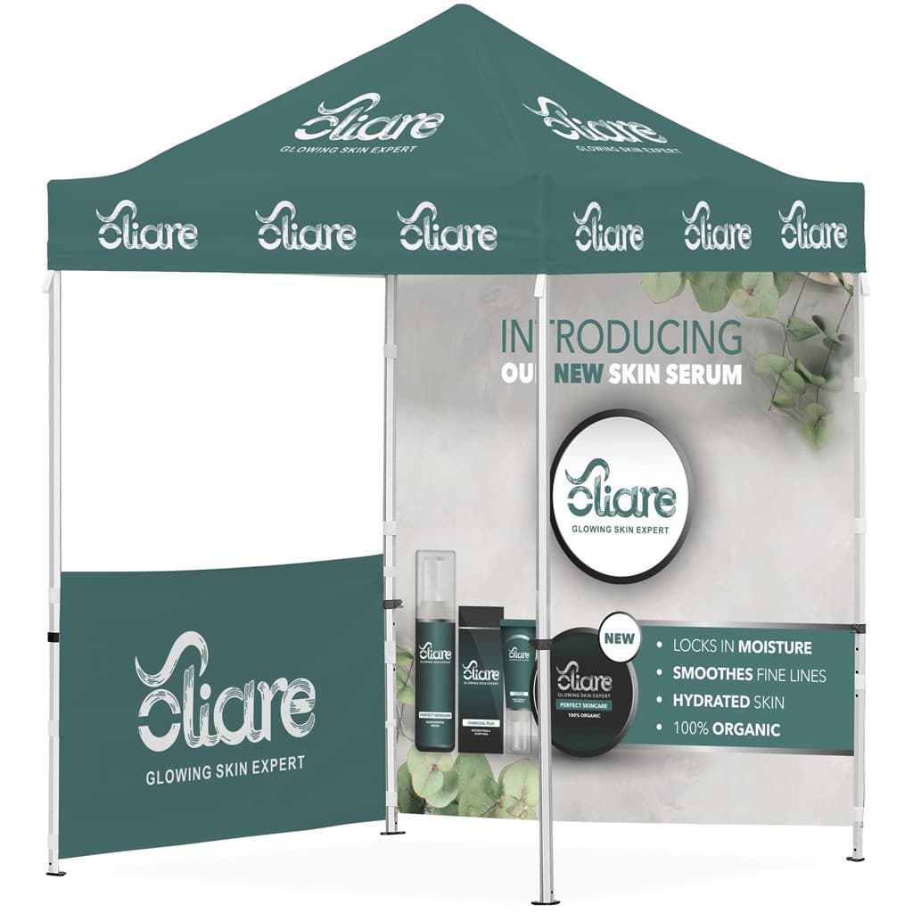 Ovation Sublimated Gazebo 2m X 2m - 1 Half-Wall Skin - 1 Full-Wall Skin 1