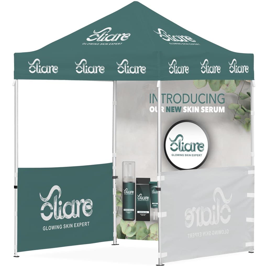 Ovation Sublimated Gazebo 2m X 2m - 2 Half-Wall Skins - 1 Full-Wall Skin 1