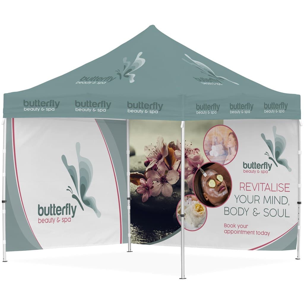 Ovation Sublimated Gazebo 3m X 3m - 2 Full-Wall Skins 1