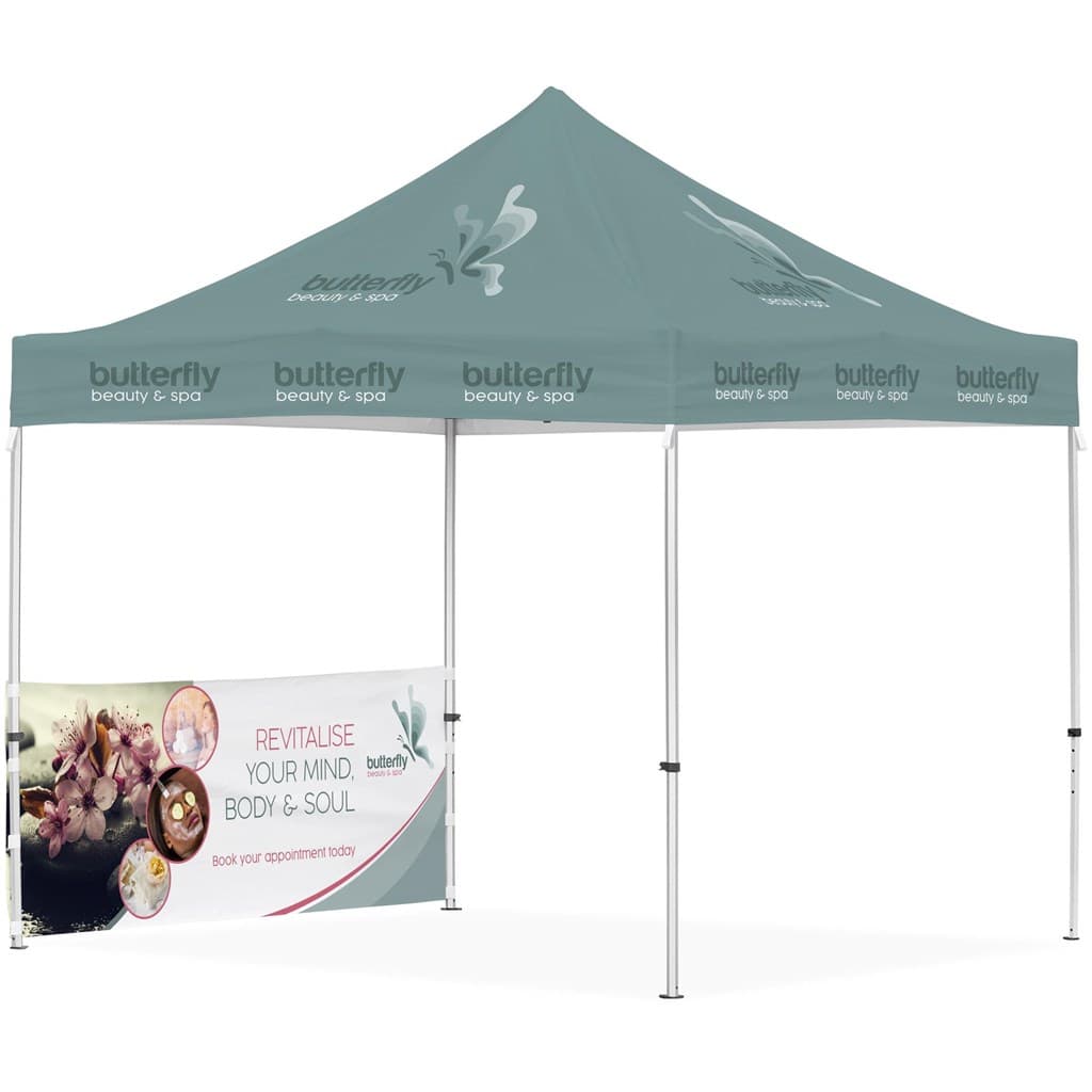 Ovation Sublimated Gazebo 3m X 3m - 1 Half-Wall Skin 1