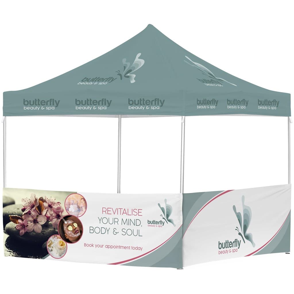 Ovation Sublimated Gazebo 3m X 3m - 2 Half-Wall Skins 17