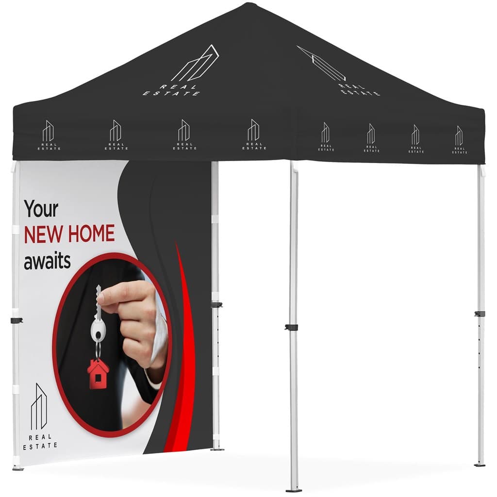 Ovation Sublimated Gazebo 2m X 2m Petite Frame - 1 Full Wall Skin 1