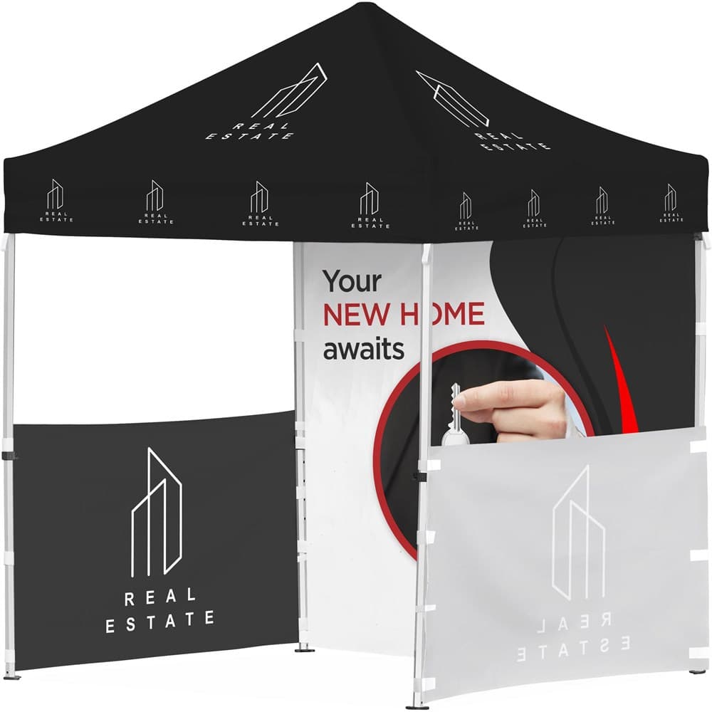 Ovation Sublimated Gazebo 2m X 2m Petite Frame - 2 Half-Wall Skins - 1 Full-Wall Skin 1