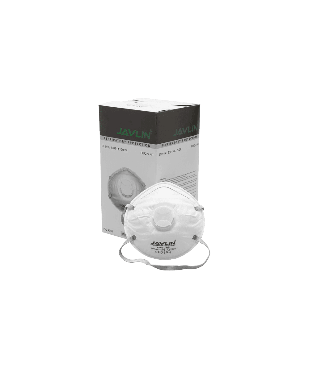 FFP2 Dust Mask With Valve-Box of 20 - White / As Supplied