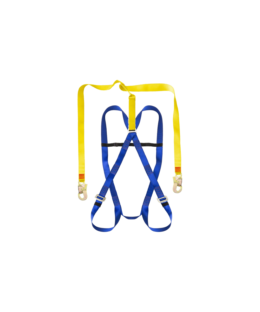 Safety Harness With Snap Hook - Blue / As Supplied