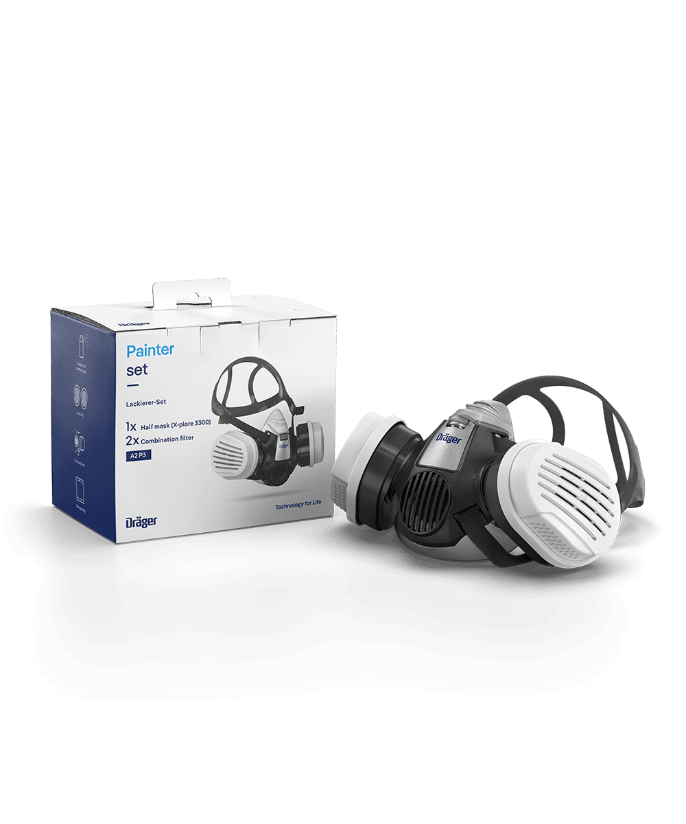 Dräger Half Mask X-plore 3300 - Black / M 1