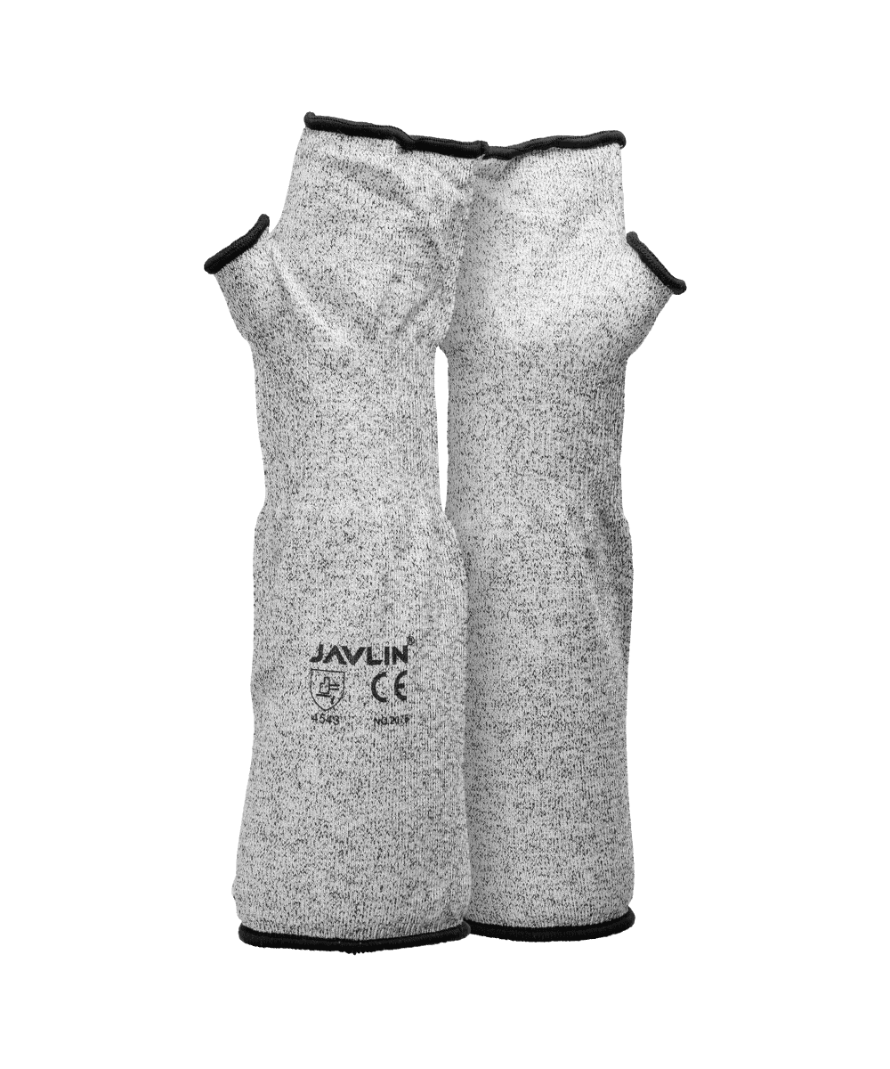 Cut 5 Protective Sleeve Glove with Thumbhole - 35cm - Grey / As Supplied