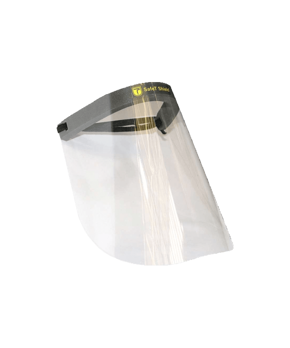 Adjustable Face Shield PETG .4mm Visor - Clear / As Supplied