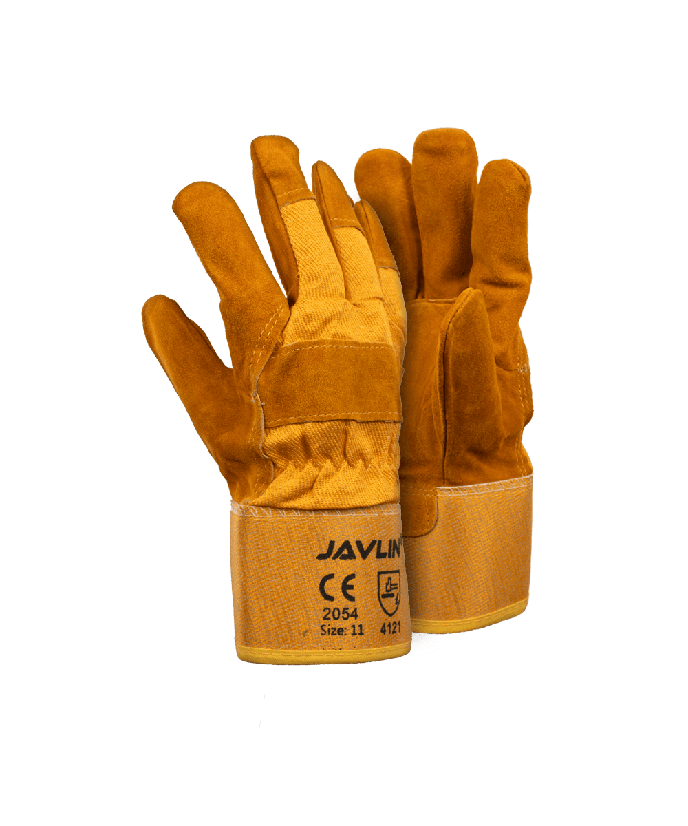 Yellow Leather Freezer Gloves - Yellow / As Supplied