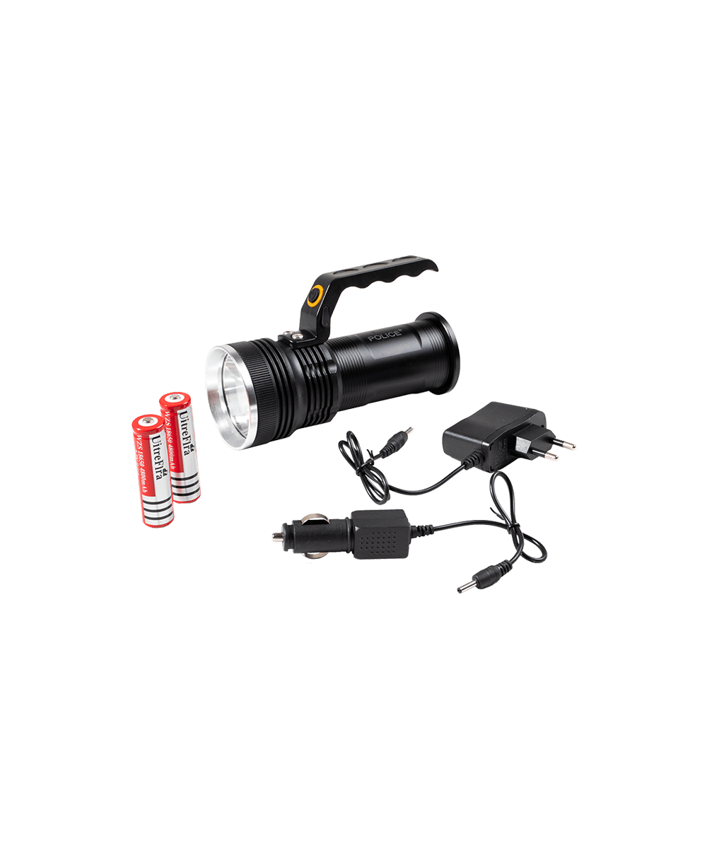 Rechargeable Spotlight Torch - Black / As Supplied 1