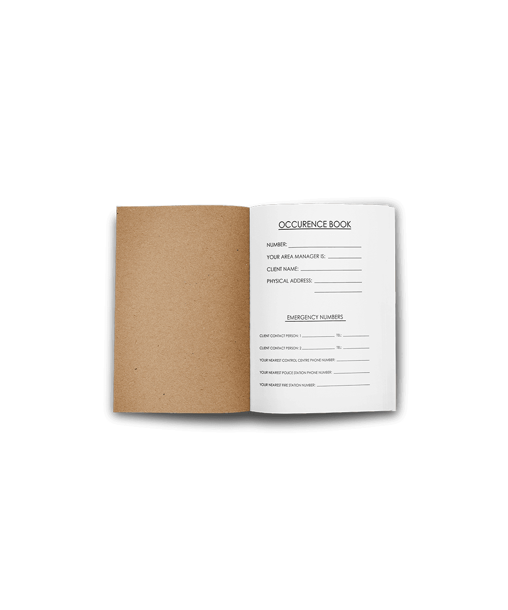 A4 OB Occurrence Book - White / As Supplied