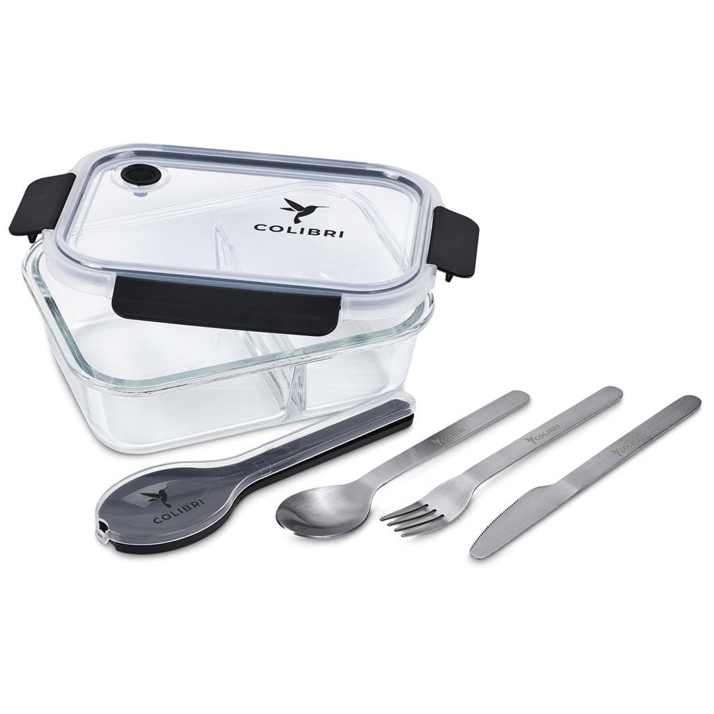 Serendipio Mealmate Lunch Box & Cutlery Set 2