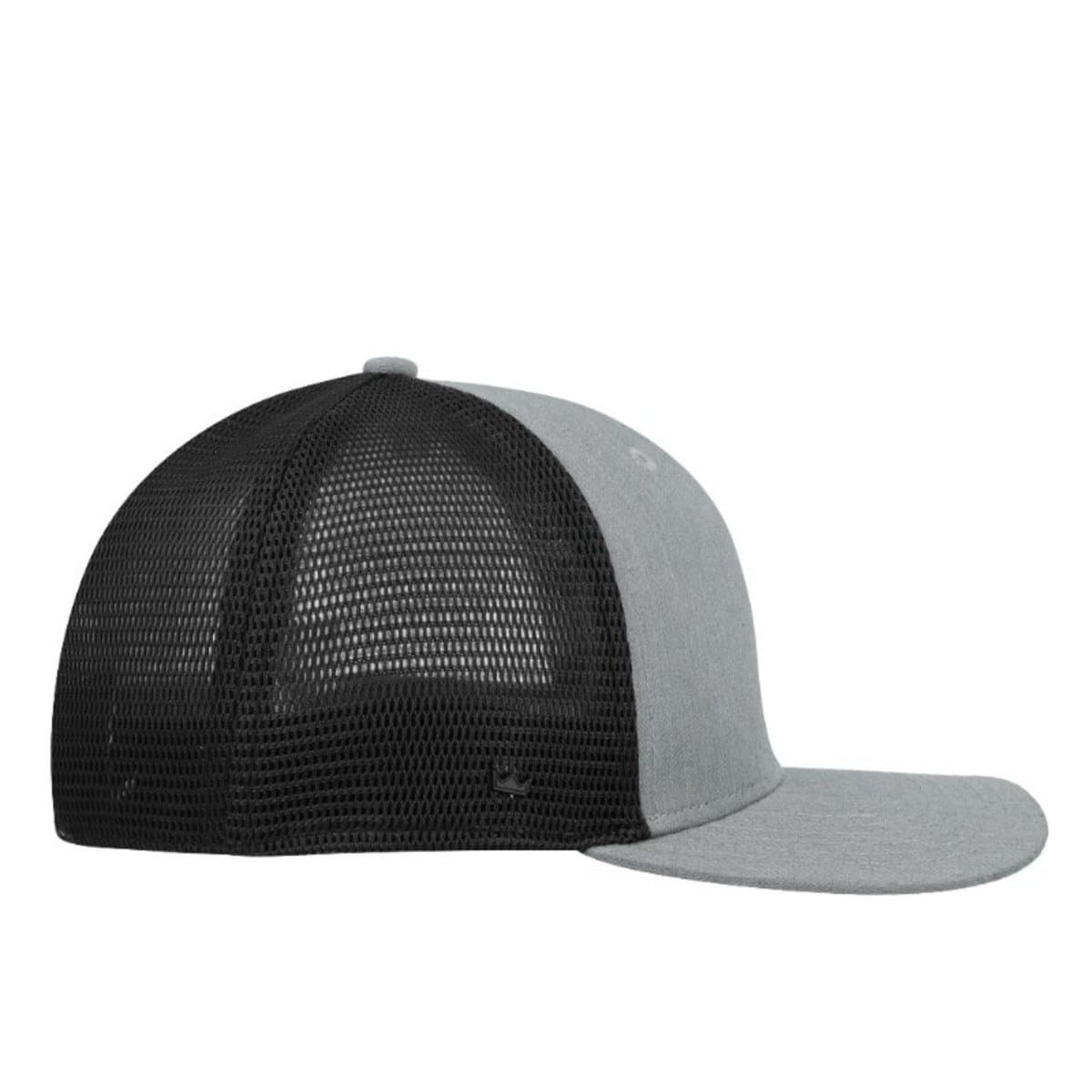 Polycotton 6 Panel Trucker - Black/Black 29