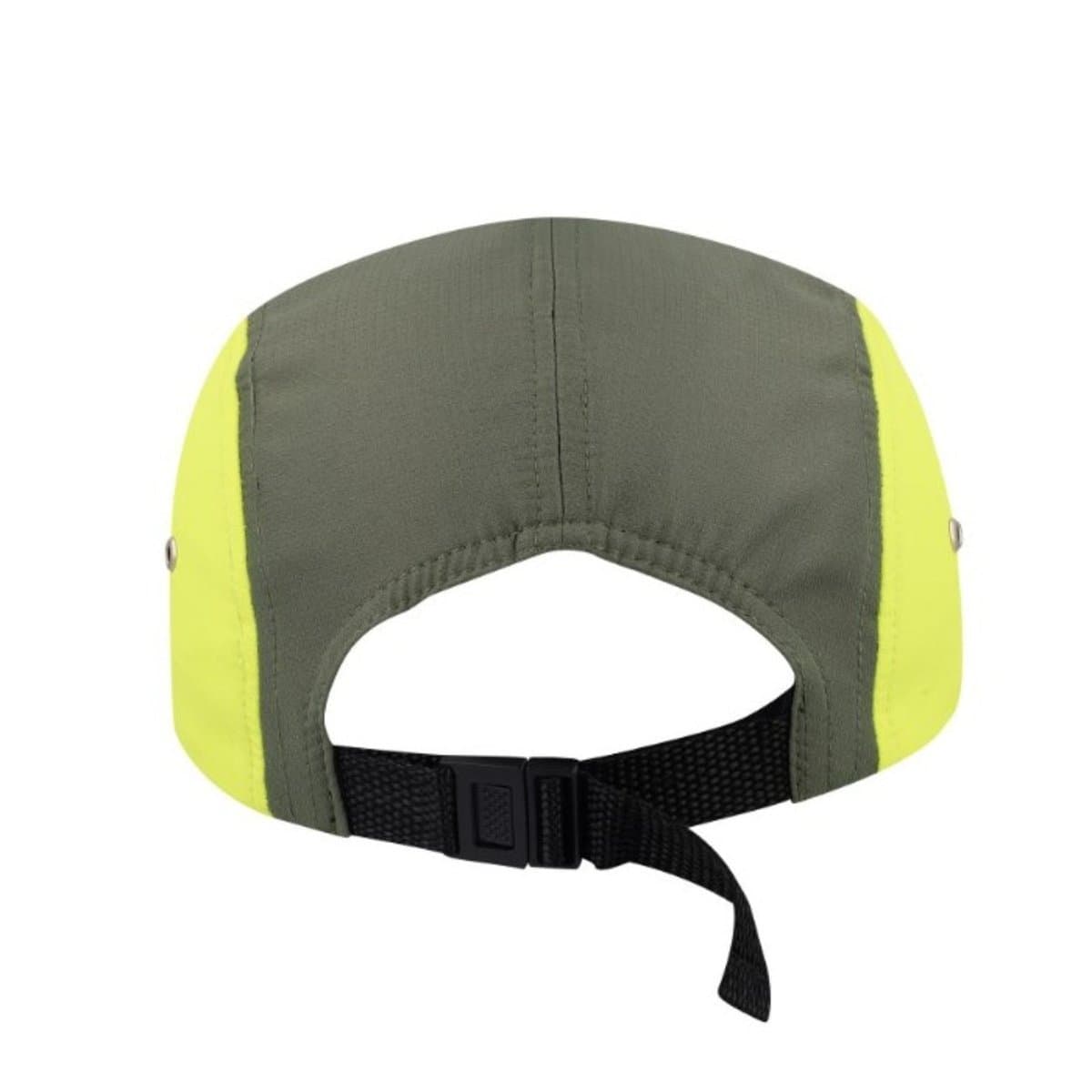 Colour Block Horizon Cap - Fatigue/Olive/Lime 3