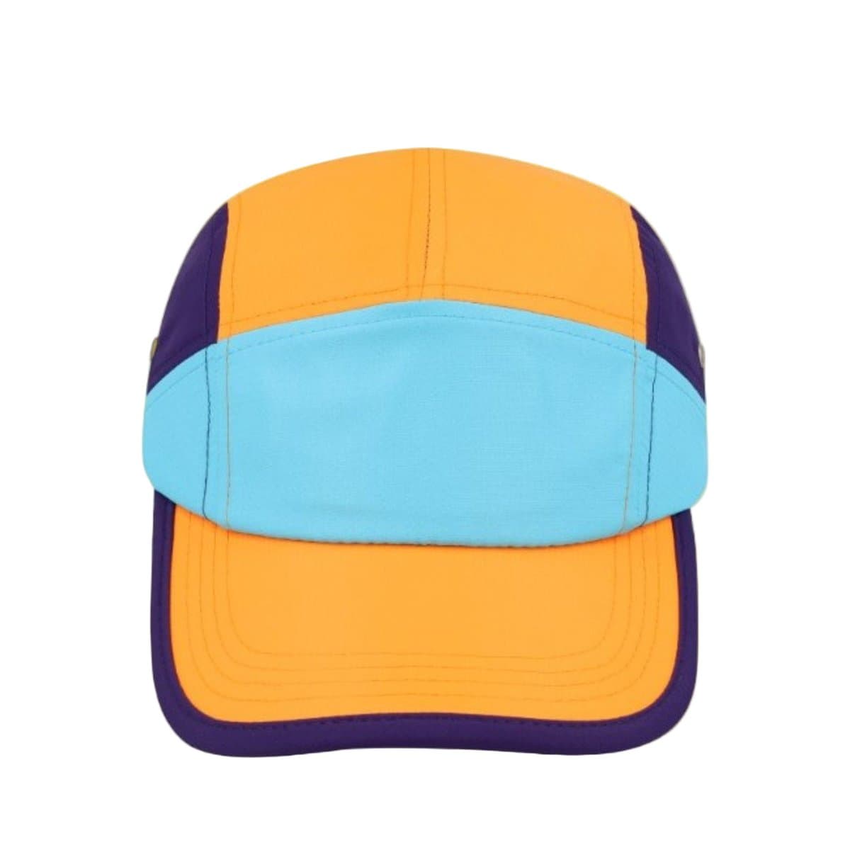 Colour Block Horizon Cap - Fatigue/Olive/Lime 22