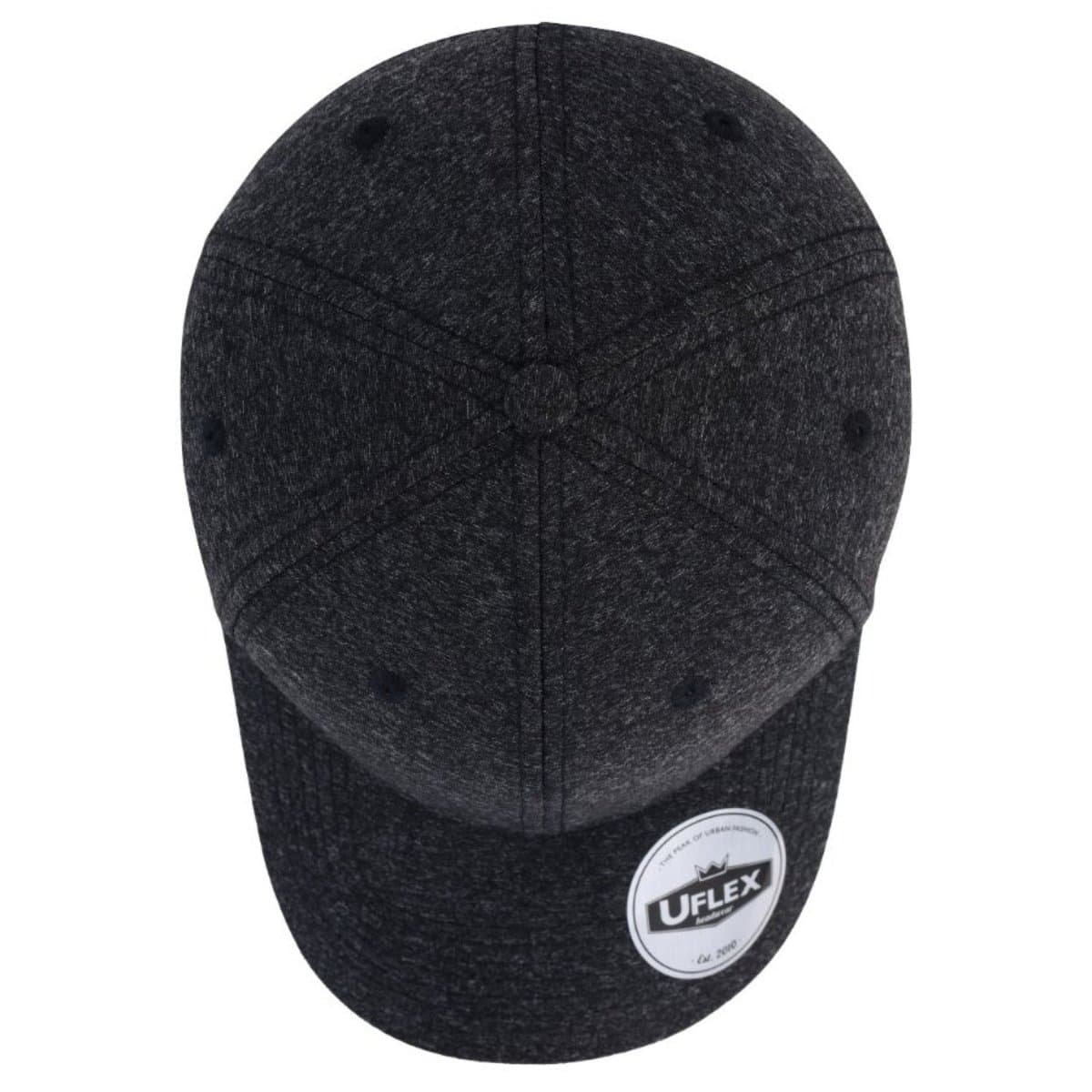 Uflex 6P Curved Peak Snapback - Burgundy Grey / Standard Size 8