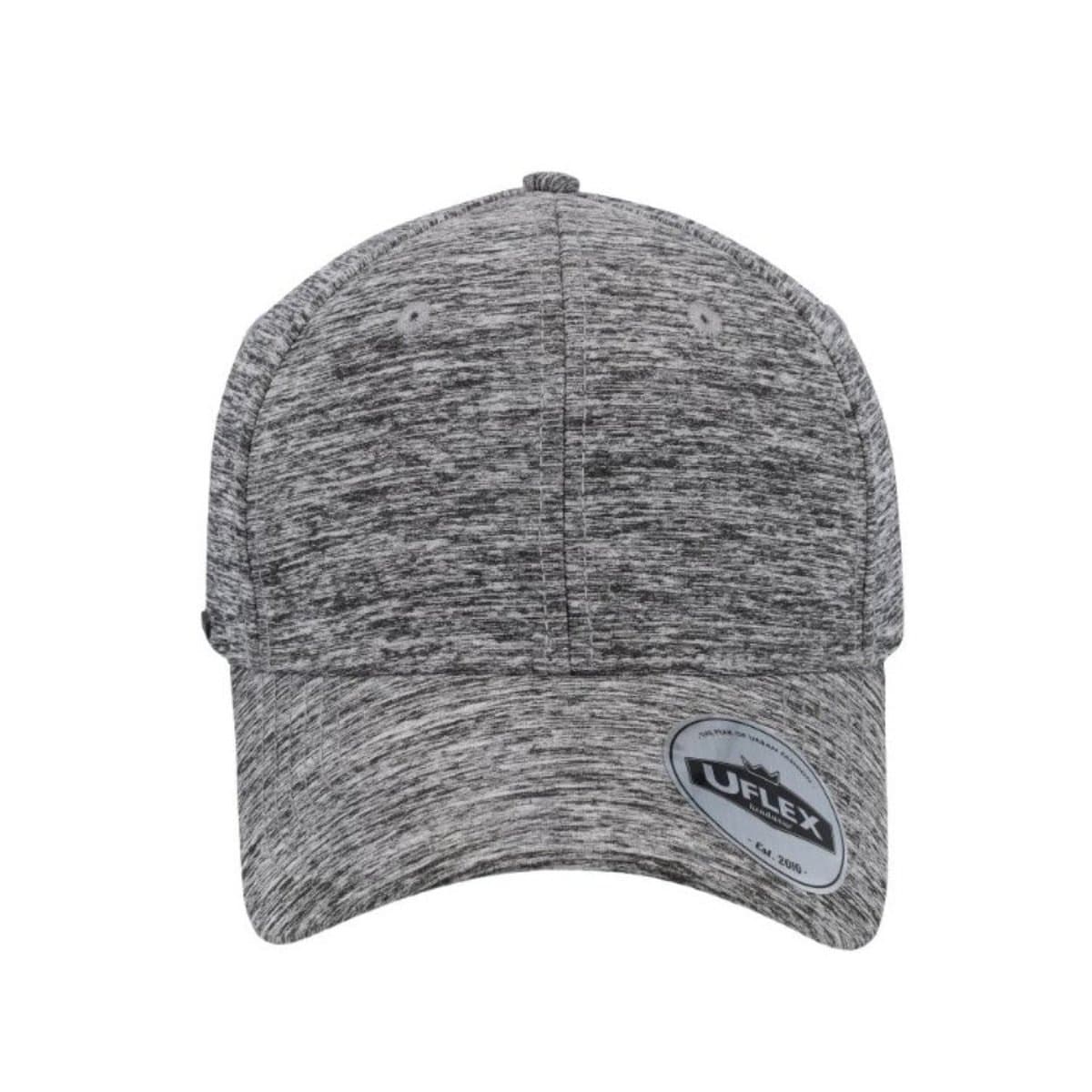 Uflex 6P Curved Peak Snapback - Burgundy Grey / Standard Size 16