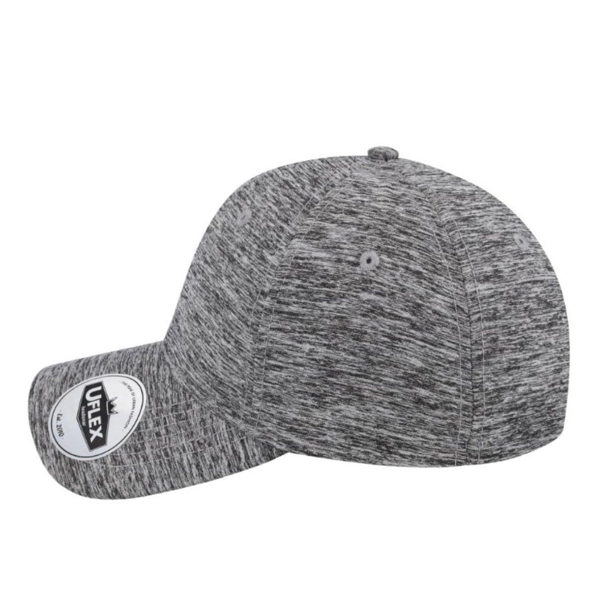 Uflex 6P Curved Peak Snapback - Burgundy Grey / Standard Size 17