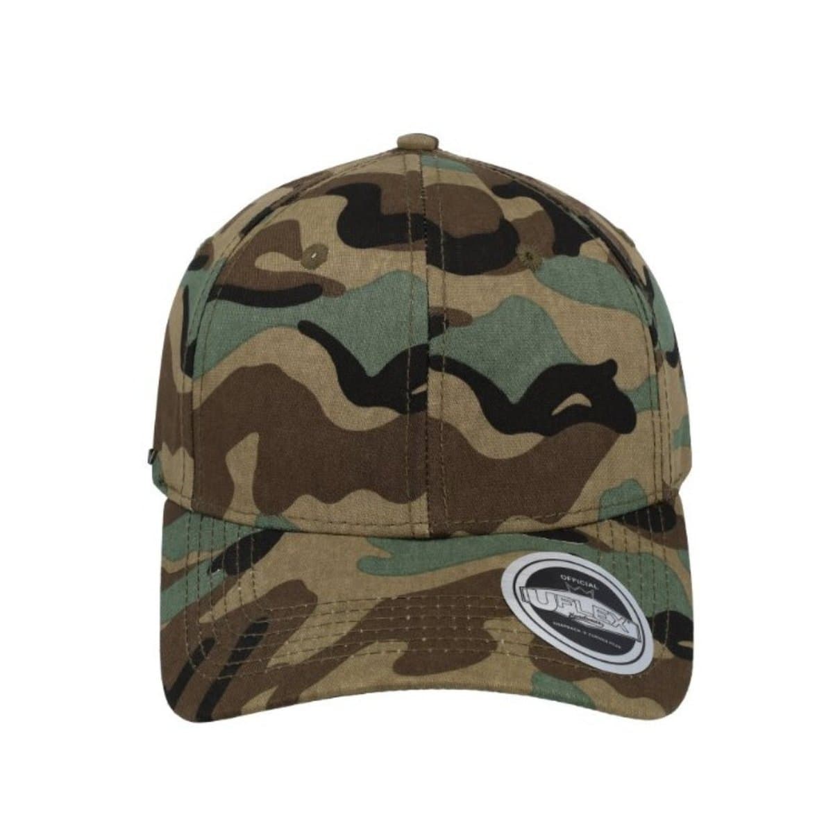 Uflex 6P Curved Peak Snapback - Burgundy Grey / Standard Size 34