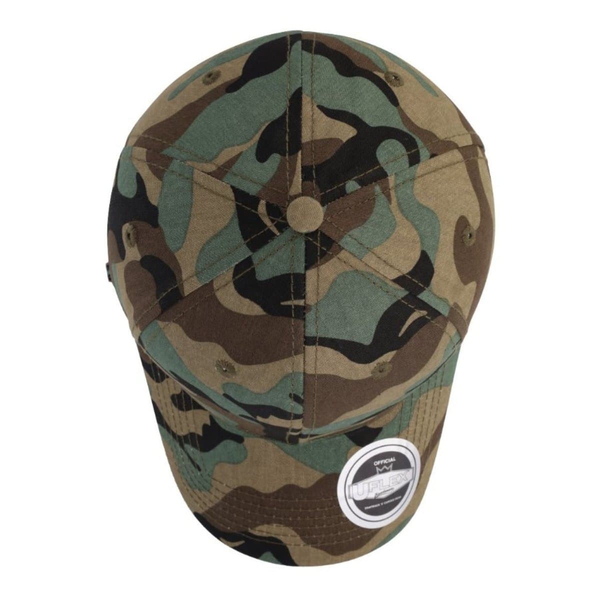 Uflex 6P Curved Peak Snapback - Royal / Standard Size 38