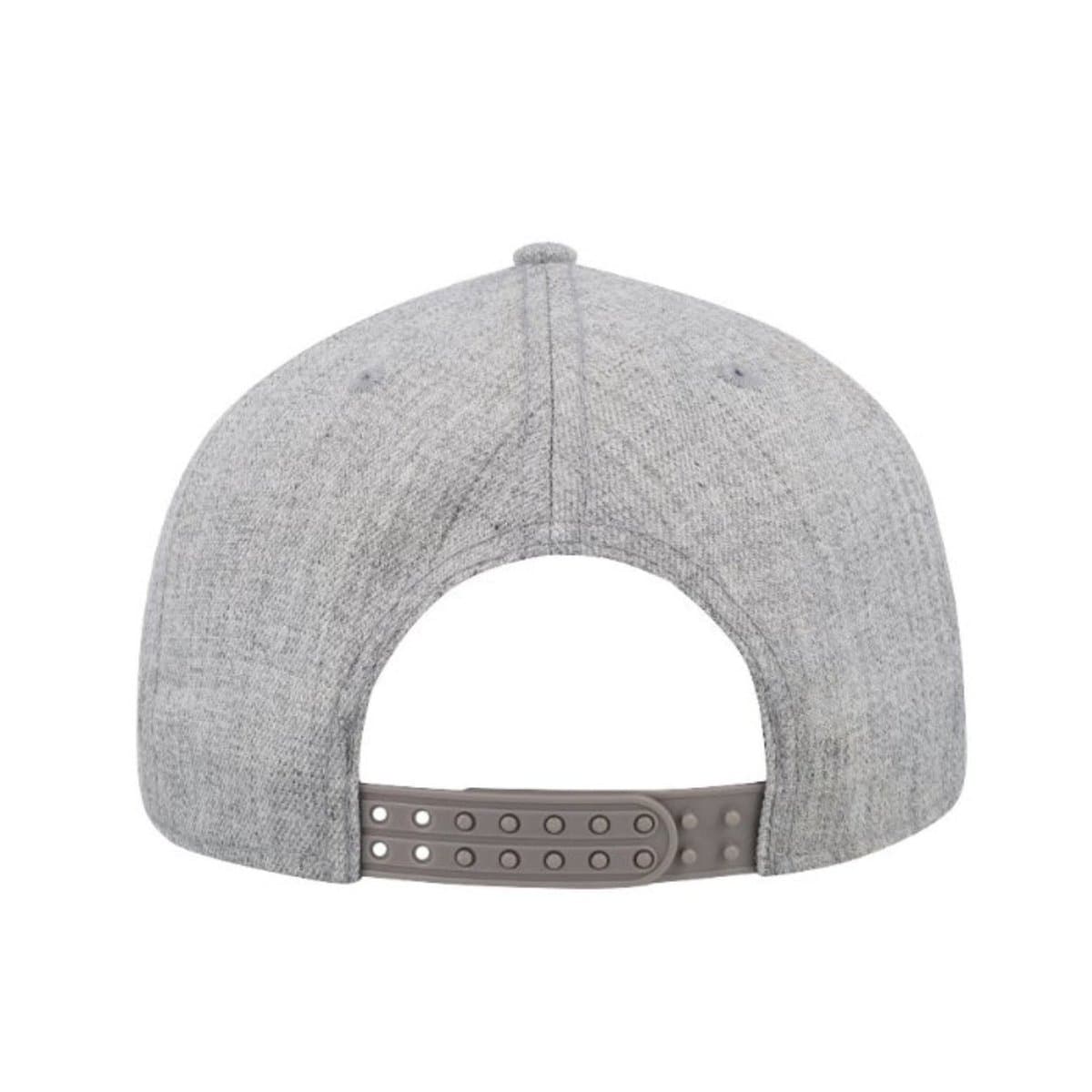 Uflex 6P Curved Peak Snapback - Burgundy Grey / Standard Size 51