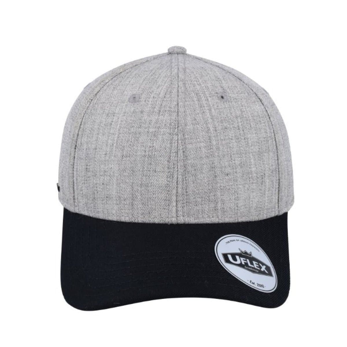 Uflex 6P Curved Peak Snapback - Burgundy Grey / Standard Size 52