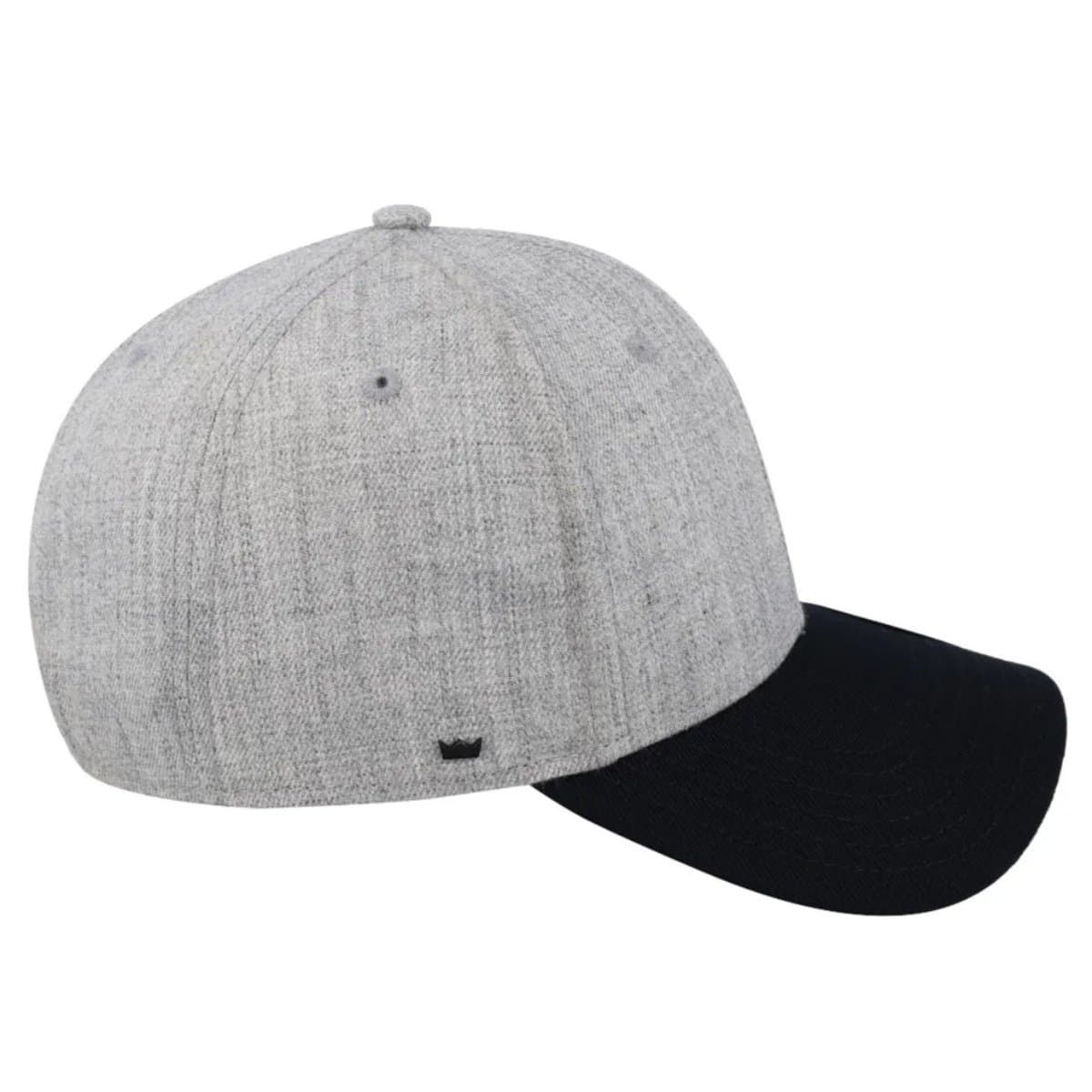 Uflex 6P Curved Peak Snapback - Burgundy Grey / Standard Size 54