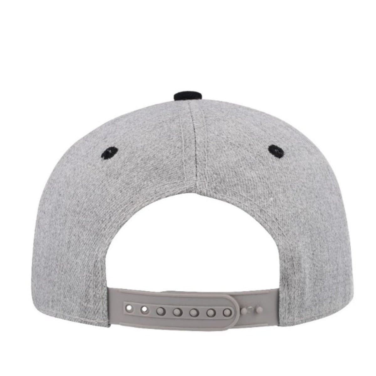 Snapback Two-Tone Cap - Grey Melange/Charcoal Melang 15