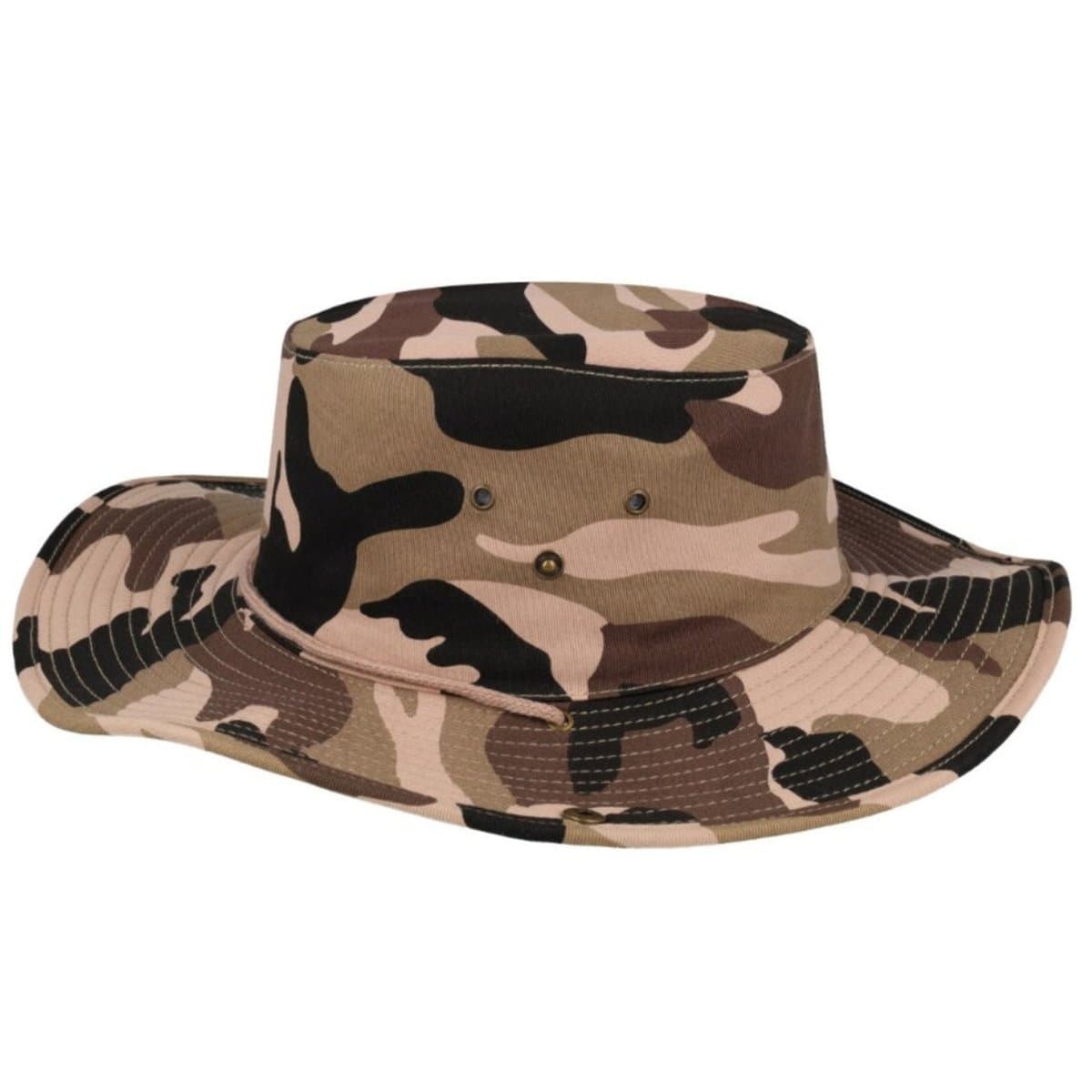 Kiddies Wide Brim Safari Hat - Navy / 54 Cm 8