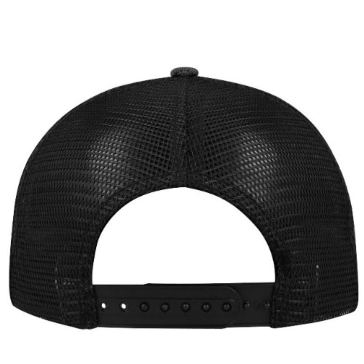 5 Panel Summit Trucker Cap - Charcoal/Black 3