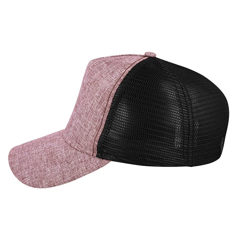 5 Panel Summit Trucker Cap - Charcoal/Black 11