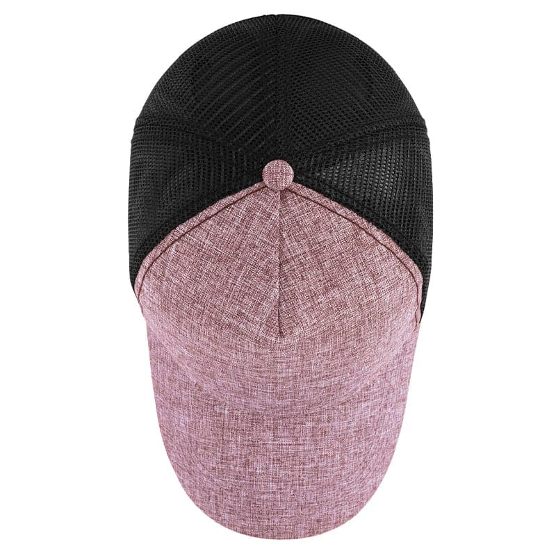 5 Panel Summit Trucker Cap - Charcoal/Black 14