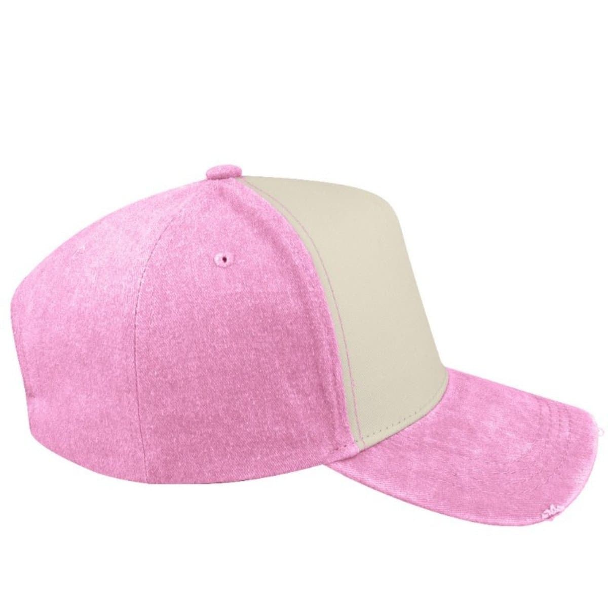 Pigment Washed 5 Panel Cap - Mustard 48