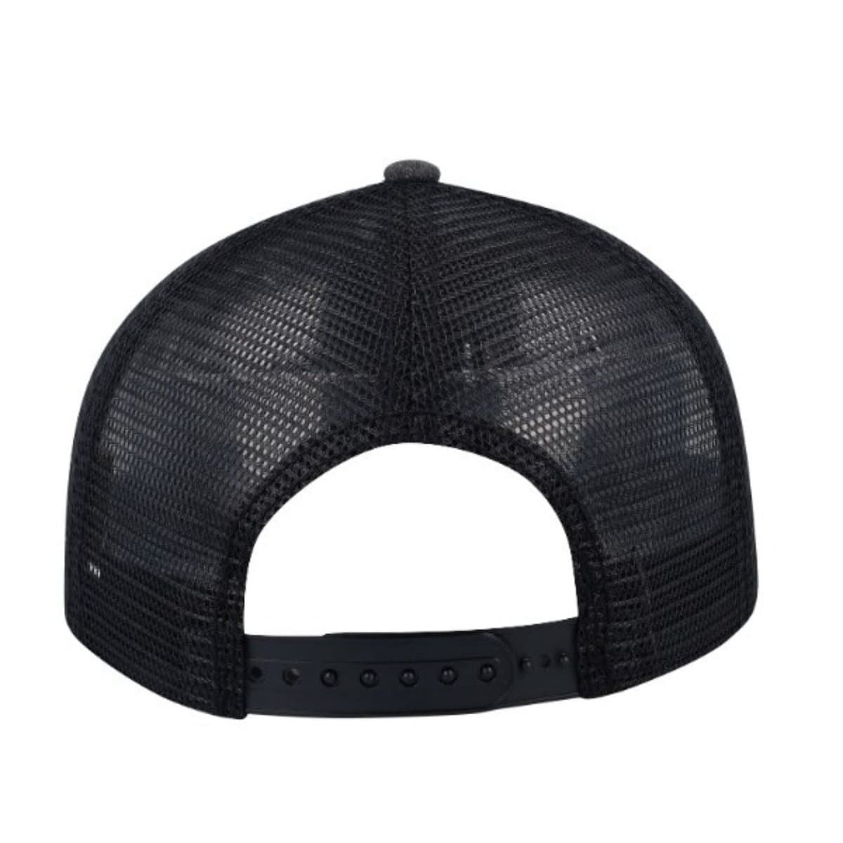 Jersey Trucker Cap - Charcoal Melange/Black 9