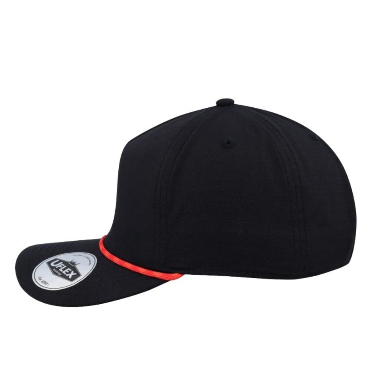 5 Panel Ripstop Dad Cap - Black/Grey Camo 11