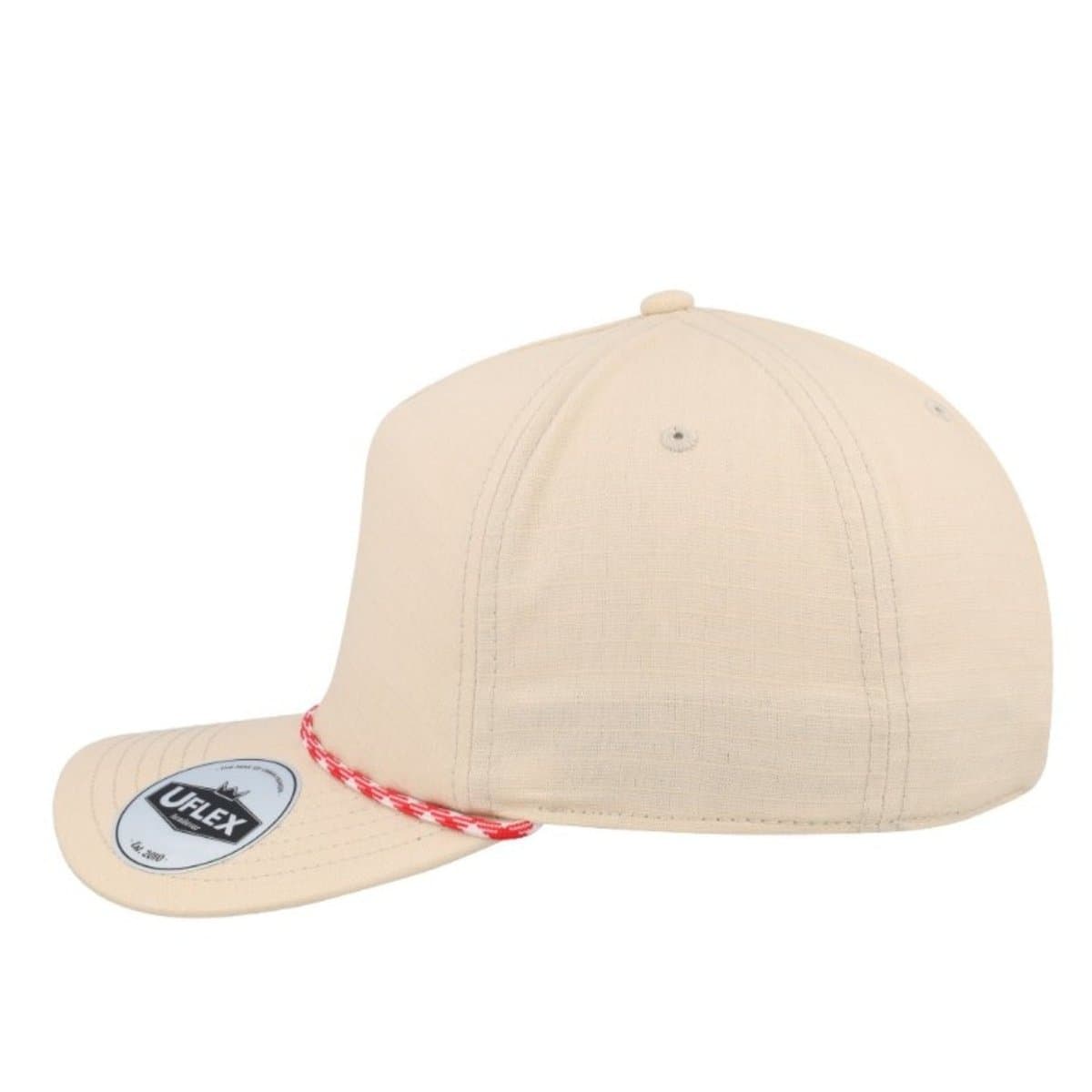 5 Panel Ripstop Dad Cap - Light Green/White 23