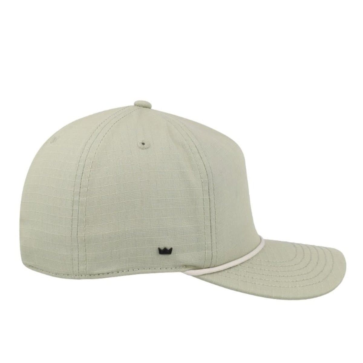 5 Panel Ripstop Dad Cap - Light Green/White 36