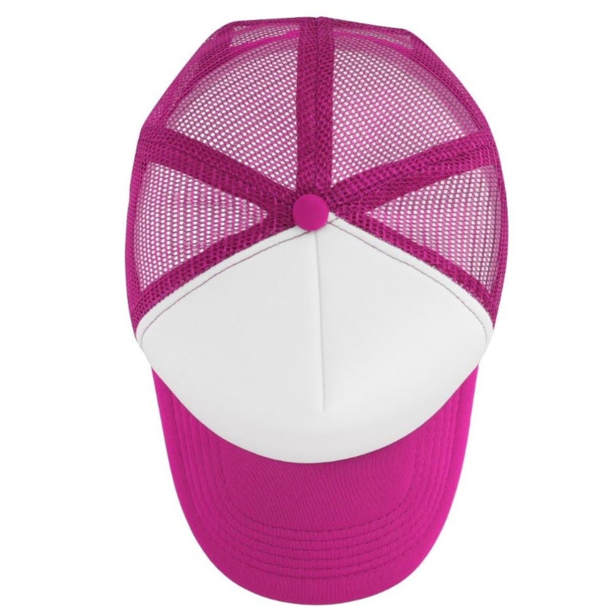 Curved Peak Foam Trucker Cap - Burgundy/Burgandy 32