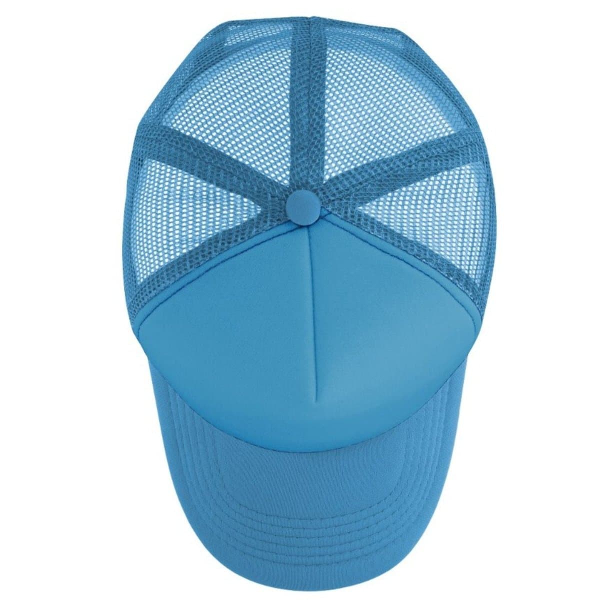 Curved Peak Foam Trucker Cap - White/Grey 80