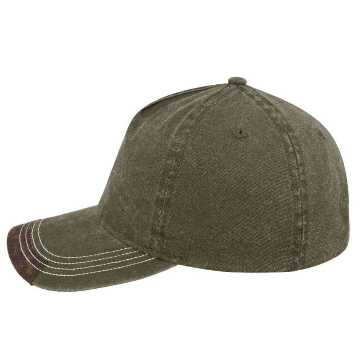 Max Wash 5 Panel Cap - Olive/Brown 29