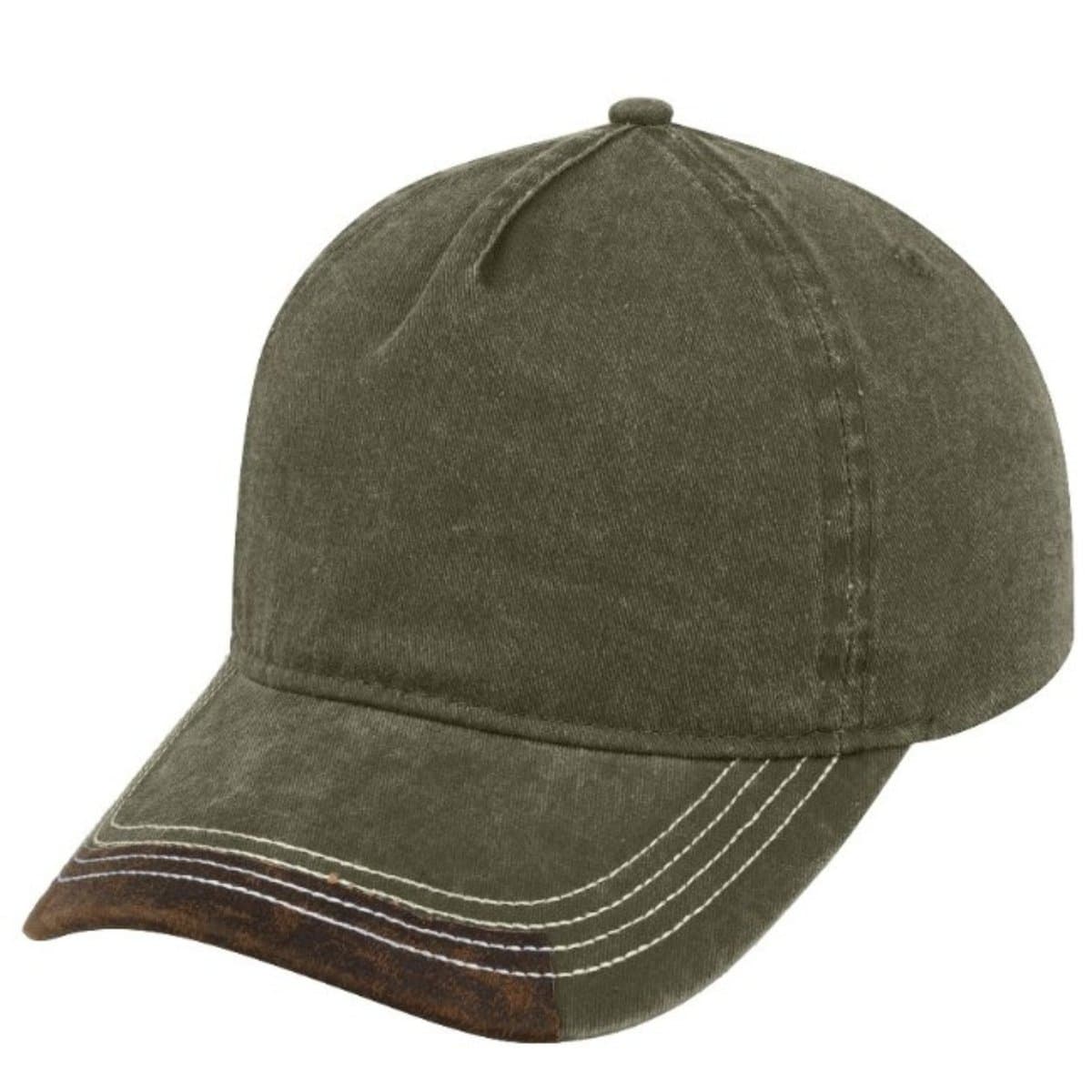 Max Wash 5 Panel Cap - Olive/Brown 31