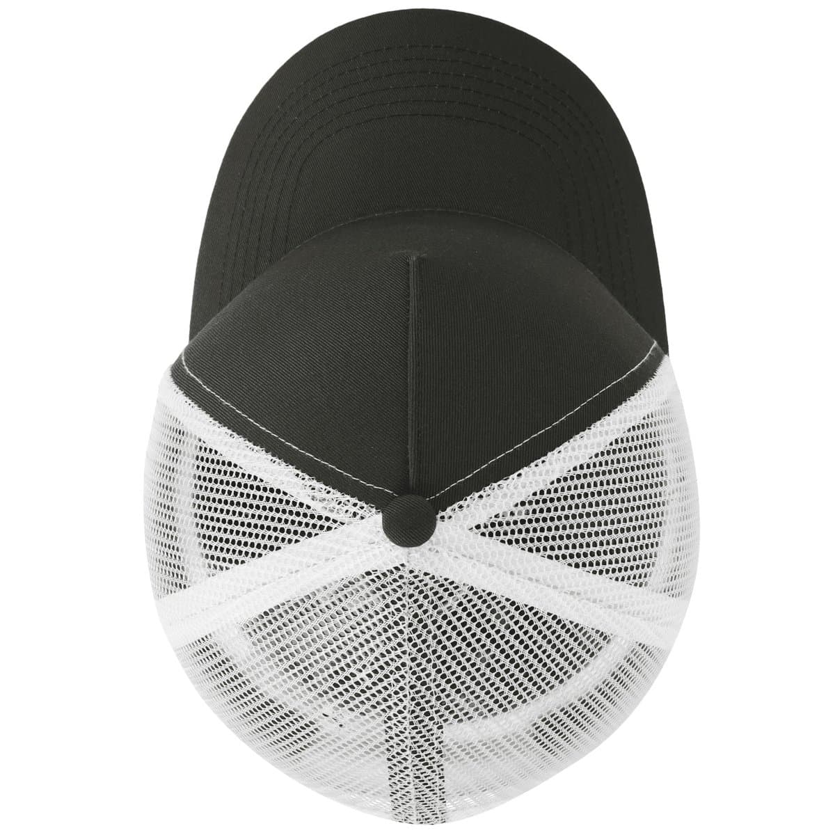 Striped Trucker Cap - Bottle White Bottle 14