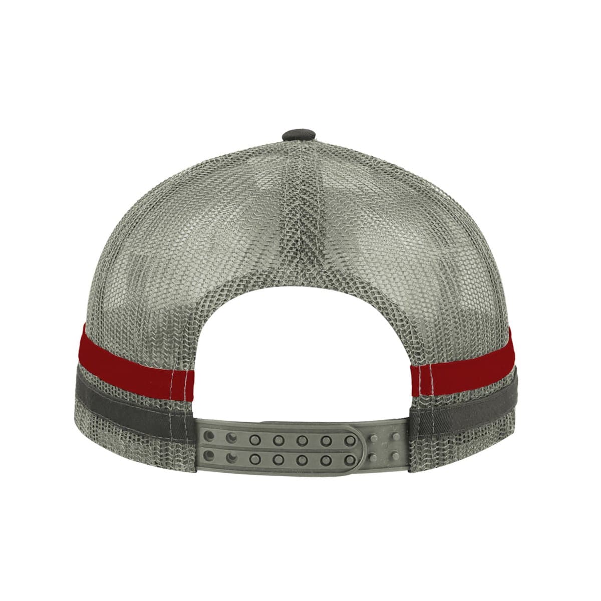 Striped Trucker Cap - Khaki Black Chocolate 27