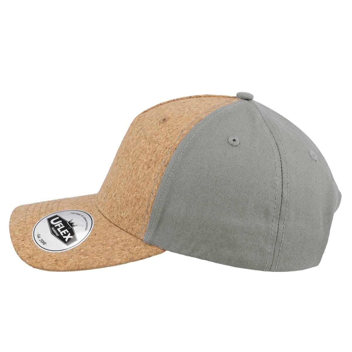 Uflex Cork 5 Panel Cap - Cork/Khaki 11