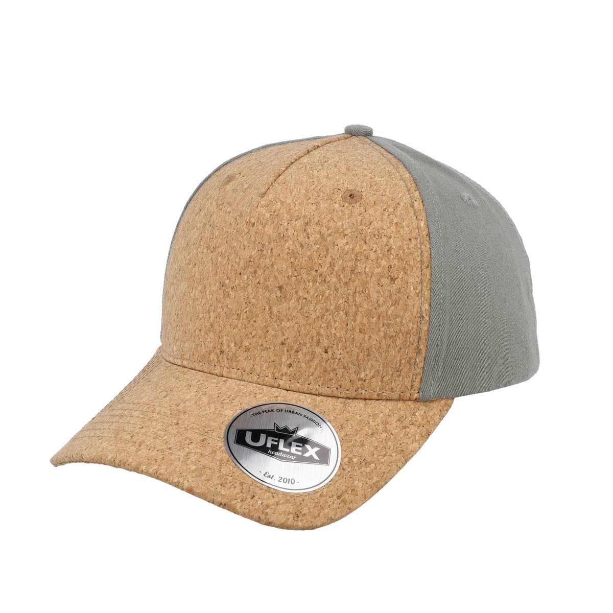 Uflex Cork 5 Panel Cap - Cork/Khaki 13