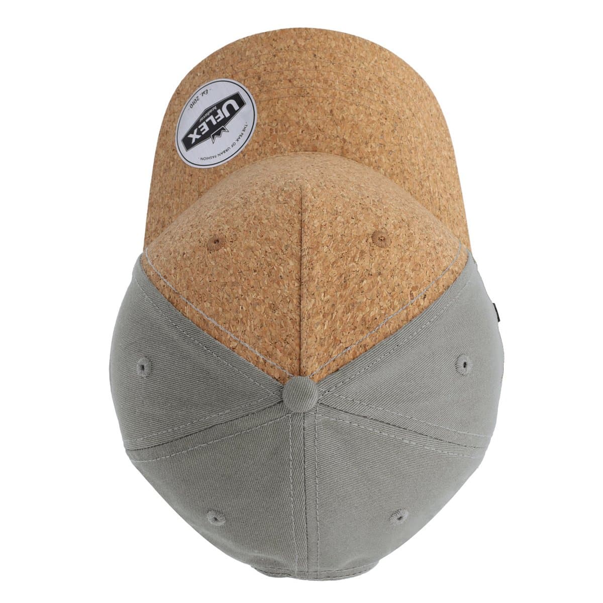 Uflex Cork 5 Panel Cap - Cork/Khaki 14