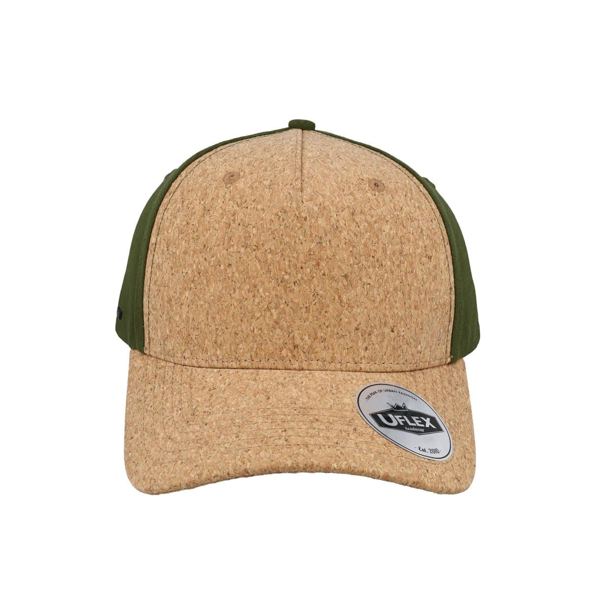 Uflex Cork 5 Panel Cap - Cork/Khaki 16