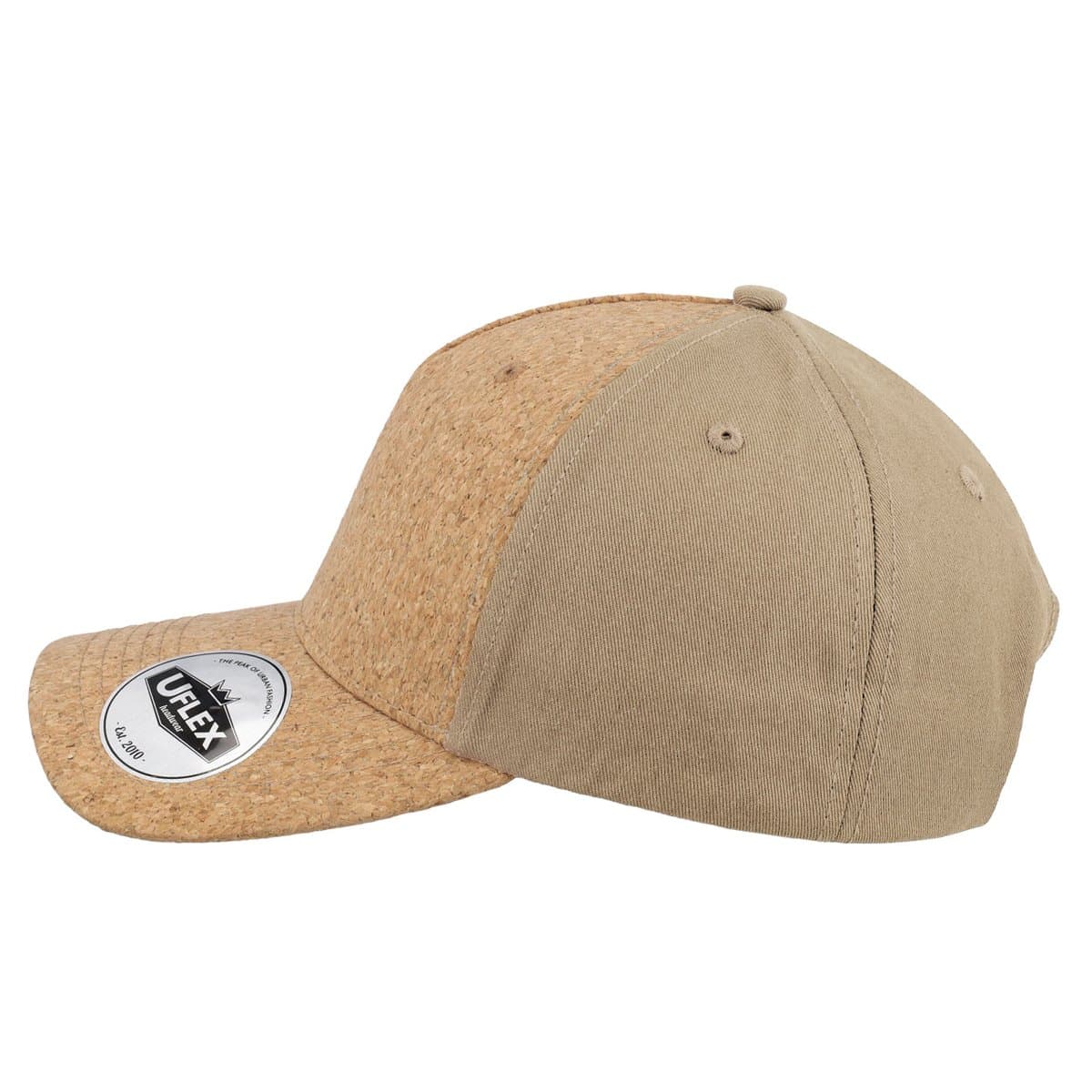 Uflex Cork 5 Panel Cap - Cork/Olive 23