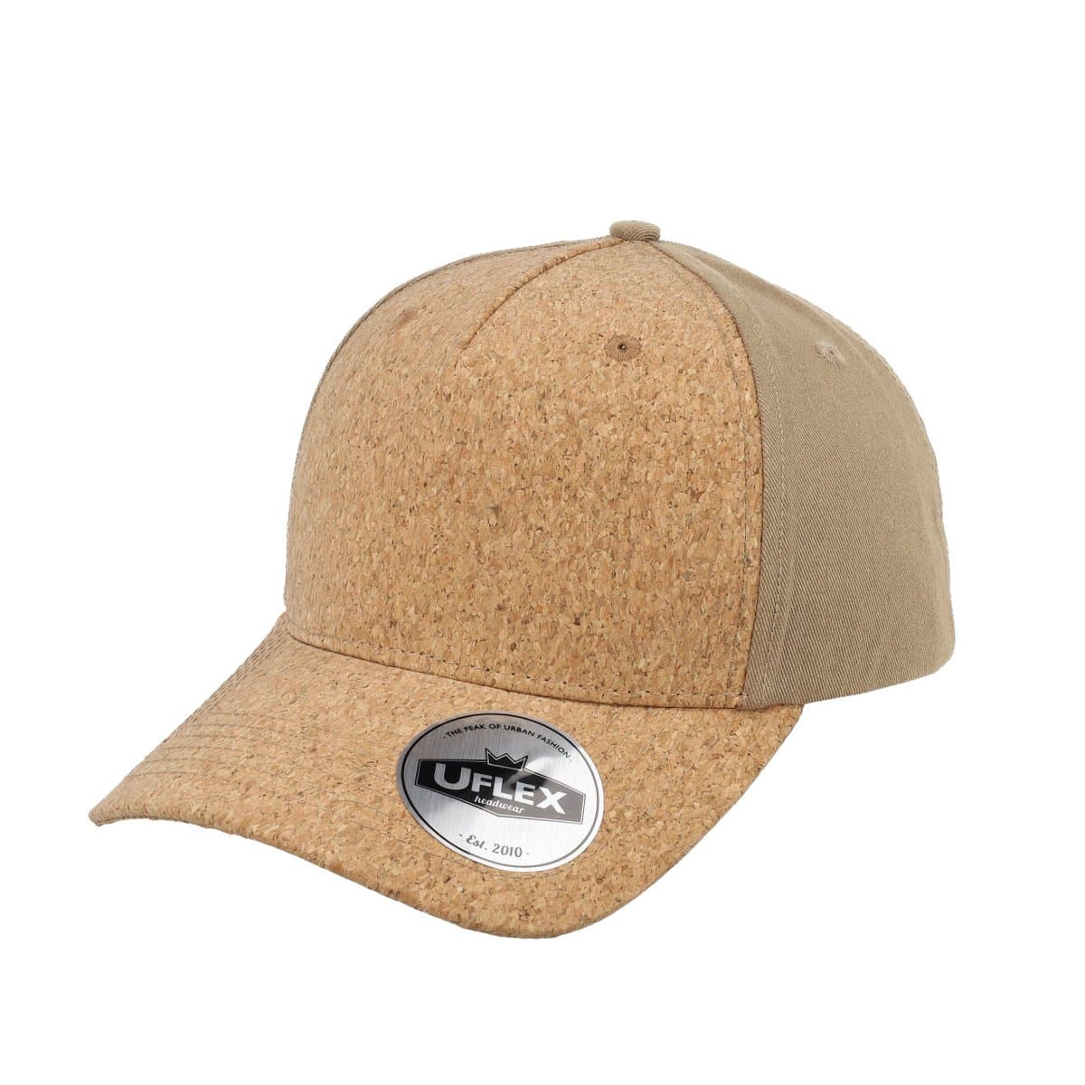 Uflex Cork 5 Panel Cap - Cork/Khaki 25